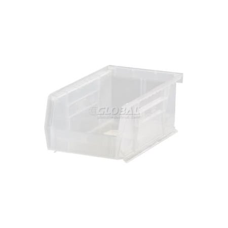Quantum Storage Systems Hang & Stack Storage Bin, Plastic, Clear, 24 PK QUS220CL